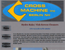 Tablet Screenshot of crossmachine.com